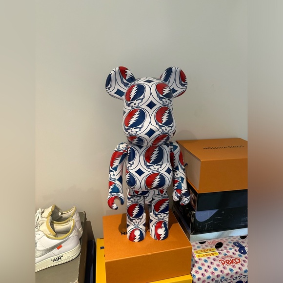 Bearbrick x Grateful Dead (Steal Your Face) 1000% - Picture 1 of 6